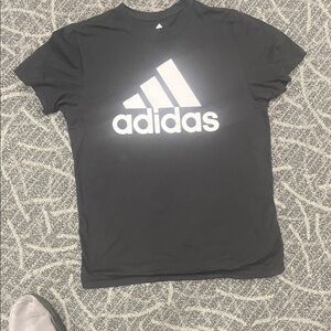 *LIKE NEW | Used and washed | Adidas Men's Black and White Logo Tee